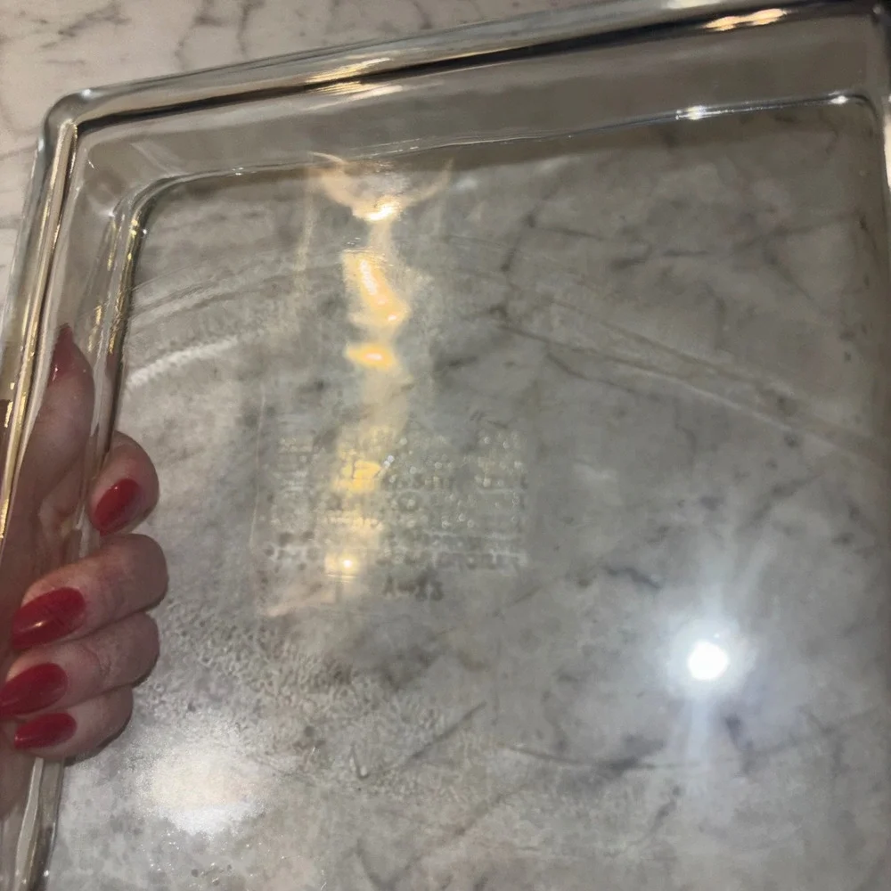 Pyrex 222 Clear Glass Square Baking Dish 2 Quart 8x8 Casserole Pan USA Made